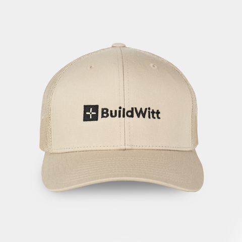 BuildWitt Low-Profile Trucker Cap - Khaki