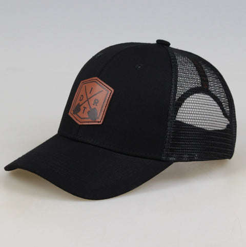 BW-118 | DIRT Leather Patch Hat